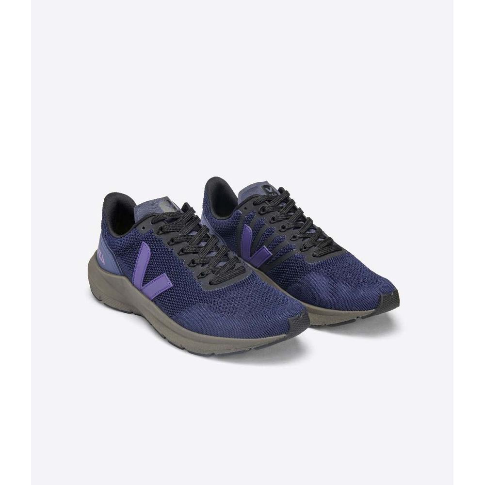 Veja MARLIN V-KNIT NIL Women's Running Shoes Purple | NZ 372TCE